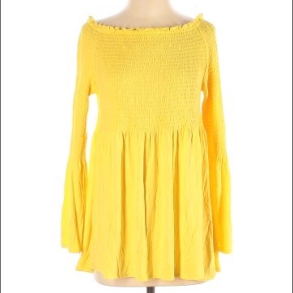 EUC bright yellow shirt
